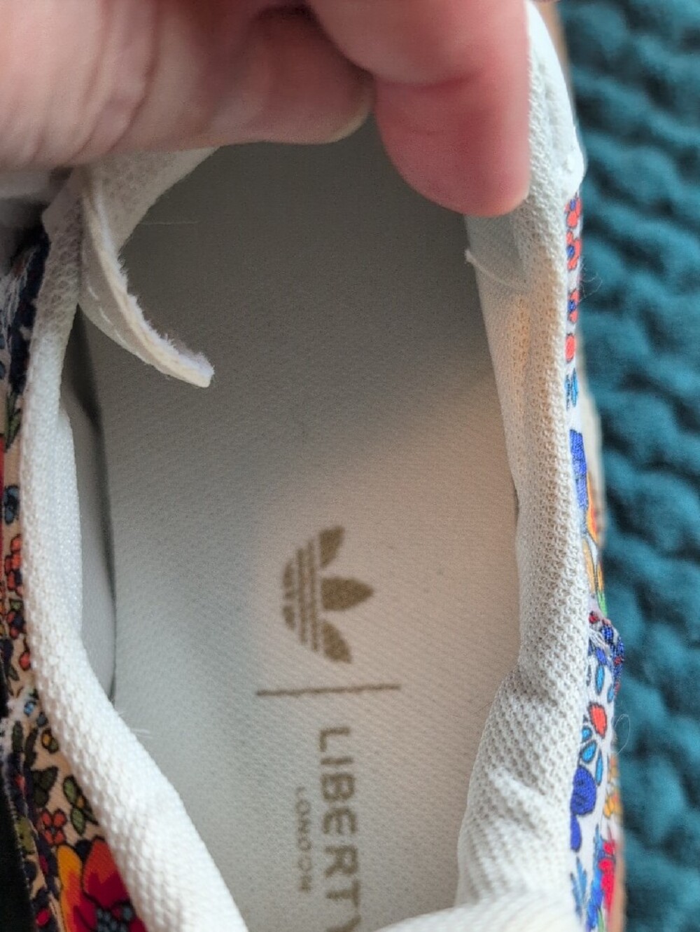 Liberty x Adidas Floral White Multicolor Women's Sneaker - Picture 6 of 12